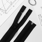 Молния «Спираль», №5, разъёмная, замок автомат, 100 см, чёрная - Фото 4