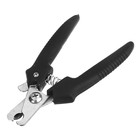 Когтерез боковой малый с прямыми ручками, 12×4×1 см, эконом, микс цветов - Фото 2