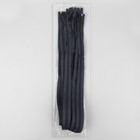 Молния «Спираль», №5, разъёмная, замок автомат, 100 см, тёмно-серая - Фото 4