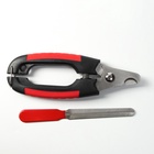 Набор по уходу за когтями: когтерез боковой (отверстие 13мм) и пилка, микс цветов - фото 809209465