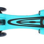 Самокат стальной FL-818, колёса PU d=120 мм, ABEC 7, свет,звук, имитация дыма, цвет голубой - Фото 5