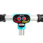 Самокат стальной FL-818, колёса PU d=120 мм, ABEC 7, свет,звук, имитация дыма, цвет голубой - Фото 8