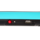 Самокат стальной FL-818, колёса PU d=120 мм, ABEC 7, свет,звук, имитация дыма, цвет голубой - Фото 9