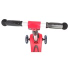 Самокат стальной FL-818, колёса PU d=120 мм, ABEC 7, свет,звук, имитация дыма, цвет красный - Фото 7