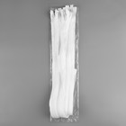 Молния «Спираль», №4, неразъёмная, замок автомат, 60 см, белая - Фото 3