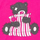 Комплект женский (футболка, шорты) «Медвежонок», цвет фуксия, размер 42 - Фото 3