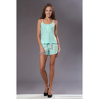 Пижама женская (майка, шорты) "Юта" цвет мята, р-р 42 - Фото 1