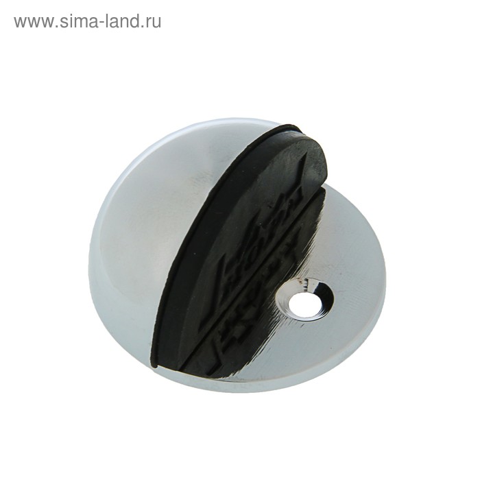 Ограничитель дверной 100, напольный, цвет хром - Фото 1