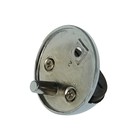 Ограничитель дверной 100, напольный, цвет хром - Фото 2