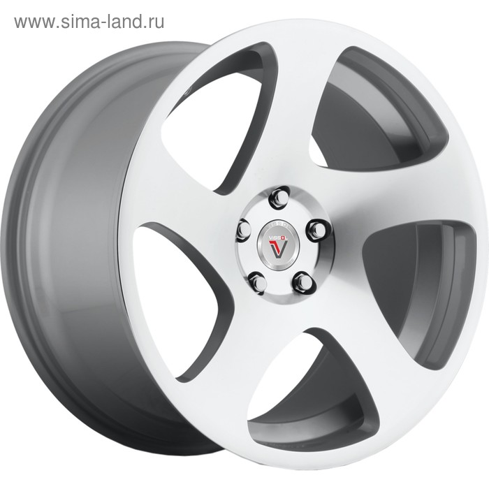 Диск литой VISSOL V-006 8.5x18/5x100 ET35 D57.1 SILVER-POLISHED - Фото 1