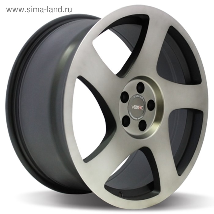 Диск литой VISSOL V-006 8.5x18/5x120 ET45 D72.6 BLACK-MACHINED-WITH-DARK-TINT - Фото 1