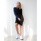 Платье женское KAFTAN, р-р 48-50, индиго/чёрный - Фото 2