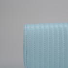 Сумка женская, отдел на молнии, наружный карман, цепь, поясной ремень, цвет голубой - Фото 4