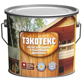 

Состав ТЭКОТЕКС для защиты и тонирования древесины сосна, ведро 2,1 кг