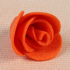 Набор цветов для декора из фоамирана, D=2 см, 10 шт, оранжевый - Фото 2