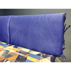 Подушка-изголовье 62х80 см, цвет васильковый, рогожка, синтет.волокно, 95% пэ 5%хл - Фото 4