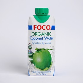 Органическая кокосовая вода FOCO, 330 мл Tetra Pak