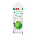 Кокосовая вода FOCO 100% натуральная без сахара,1 л Tetra Pak - Фото 1