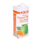 Кокосовая вода с манго "FOCO" 0,5 л Tetra Pak 100% натуральный напиток, БЕЗ САХАРА - Фото 2