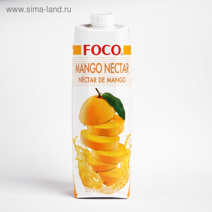 Нектар манго FOCO, 1 л Tetra Pak