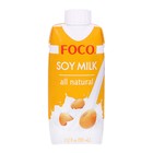 Соевый напиток "FOCO" 330 мл Tetra Pak(соевое молоко) - Фото 1