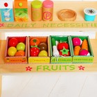 Игровой набор «Играем в магазин», деревянные продукты в наборе - Фото 6