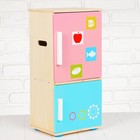 Игровой набор «Холодильник» с деревянными продуктами - фото 8675780