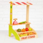 Игровой набор "Лоток с фруктами", деревянные фрукты в комплекте - Фото 1