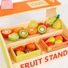 Игровой набор "Лоток с фруктами", деревянные фрукты в комплекте - Фото 7