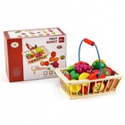 Игровой набор «Корзина с фруктами», 16 продуктов  (артикул 3048155)  большой выбор товаров оптом и в розницу по низким ценам с доставкой