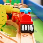 Железная дорога, 108 элементов, стол в комплекте - Фото 6