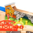 Железная дорога, 108 элементов, стол в комплекте - Фото 9