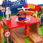 Железная дорога, 88 элементов, стол в комплекте - Фото 5