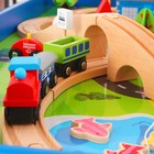 Железная дорога, 88 элементов, стол в комплекте - Фото 9