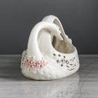 Конфетница "Лебедь Камелия", белая, керамика, 16 см, микс - Фото 6