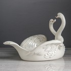 Фруктовница "Два лебедя", белая, 32 см, микс - Фото 5