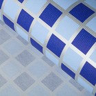 Крафт бумага Sadipal XL line, «Синяя клетка», 1 x 2 м - Фото 1