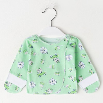 Распашонка для мальчика, цвет микс, глухой рукав, рост 62 см