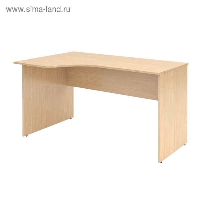 Стол эргономичный SIMPLE SET140-1(L), легно светлый, 1400х900х760 мм - Фото 1