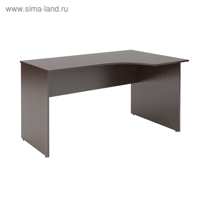 Стол эргономичный SIMPLE SET160-1(R), легно тёмный, 1600х900х760 мм - Фото 1