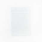 Бейдж - карман вертикальный, 120×80 мм, 25 мкр, с защёлкой - Фото 4