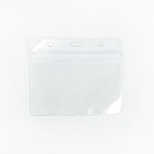 Бейдж - карман горизонтальный, внешний размер 110×90 мм, внутренний размер 105×60 мм, 25 мкр с защёлкой зип - Фото 4