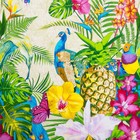 Вафельное полотенце Гаваи 80х150 см, разноцветный, хлопок 100 %, 160г/м² - Фото 2