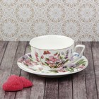 УЦЕНКА Чайная пара Доляна «Колокольчики»: чашка 180 мл, блюдце - Фото 1