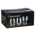 Набор стаканов 5 шт. «Круиз» 350 мл 8×8×12.5 см, розовый УЦЕНКА - Фото 3