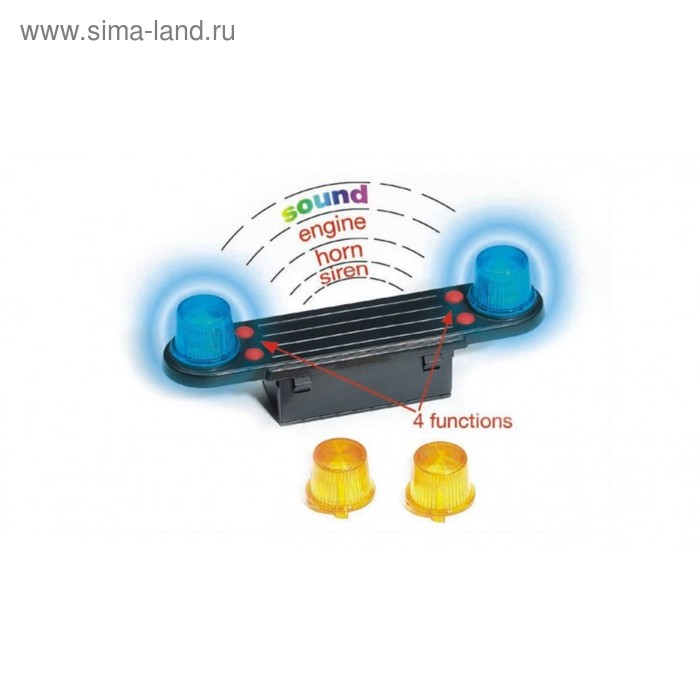 Модуль со световыми и звуковыми эффектами для автомобилей Bruder «H»