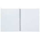 Тетрадь 60 листов клетка на гребне Erich Krause Monochrome серебро, картонная обложка, микс - Фото 2