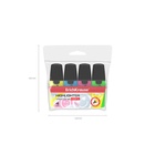 Набор маркеров текстовыделителей 4 цвета, 0.6-5.2 мм, ErichKrause Mini, футляр, микс - фото 43689395