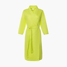 Халат вафельный женский Экономь и Я рукав 3/4, размер 54-56, салатовый, 100% хлопок, 200 г/м² - Фото 3