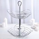 Фруктовница 2 яруса 27,5х27,5х40 см - Фото 1